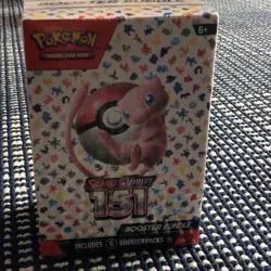 Pokemon scarlet and violet 151 booster bundle box includes 6 booster packs - Image 1