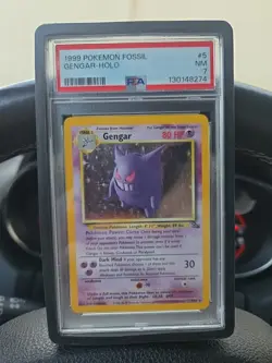 1999 Pokemon Fossil Gengar Holo - Image 1