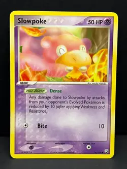 Slowpoke 76/109 Common Team Rocket Returns Pokemon Lightly Played - Image 1