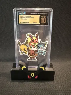2023 Pokemon Stickers B Side Label Eevee & Evolutions CGC 10 PRISTINE - Image 1