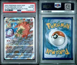 2022 POKEMON SWSH BLACK STAR PROMO #262 FULL ART/CHARIZARD VSTAR PSA 8 - Image 3