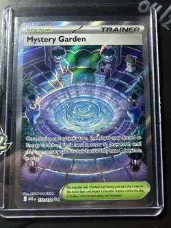 Mystery Garden 172/132 Ultra Rare, Mega Evolution Full Art Holo Pokemon TCG, NM - Image 1