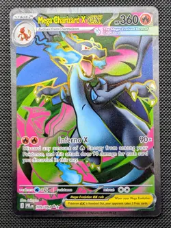 Pokemon Mega Charizard X ex 109/094 Phantasmal Flames NM TCG - Image 1