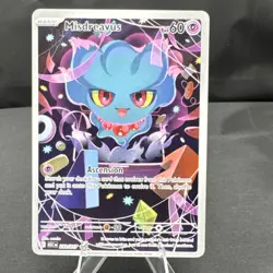 Pokemon tcg Misdreavus Me: Ascended Heroes Illustration Rare 233/217 60 HP - Image 1