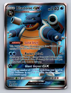 BLASTOISE GX - SM189 HOLO P SUN & MOON PROMO POKEMON LP - Image 1