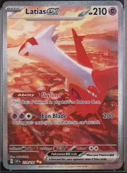 Pokemon Latias ex 239/191 Surging Sparks EX 210 HP Holo Special Illustration Ra… - Image 1