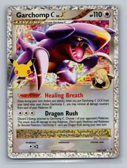 Garchomp C LV.X 145/147 Celebrations: Classic Collection Pokemon NM - Image 1