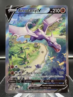 2022 Pokemon TCG - Aerodactyl V - Lost Origin Full Alt Art No. 180/196 | NM - Image 1