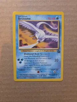 Articuno 22 WOTC Black Star Promo Non Holo Pokemon Card LP - Image 1