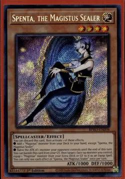 Yu-Gi-Oh! Spenta, the Magistus Sealer Secret Rare BPRO-EN098 - Image 1