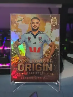 #046/115 2026 NRL League Heroes Latrell Mitchell State Of Origin GOLD Predictor - Image 1