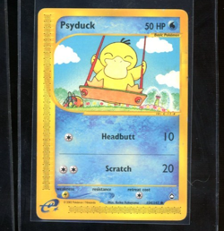 Pokemon TCG Aquapolis Psyduck Card 104/147 2002 Regular - Image 1
