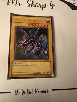 RED-EYES B. DRAGON -SDJ-001 ENGLISH YU-Gi-OH! CARD ULTRA RARE HOLO STARTER JOEY* - Image 4
