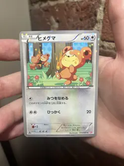 EX/LP Pokemon Cards Teddiursa Common (C) 015/020 Japanese - Image 1