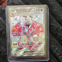 Pokemon Charizard ex 074 Scarlet & Violet Promo 2024 Holo Full Art Tera Card - Image 1