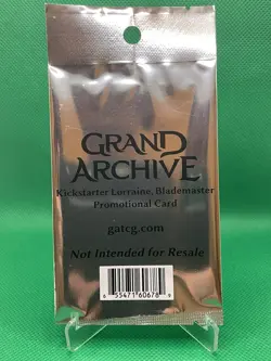 Grand Archive Tcg Kickstarter Lorraine Blademaster Promotional Card Pack SEALED! - Image 1
