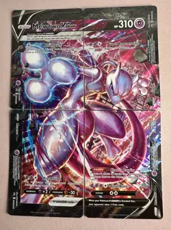 Mewtwo V-UNION [Set of 4] SWSH: Sword & Shield Promo Cards Holo - Image 1