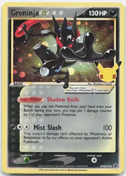 Greninja Star Promo SWSH: Sword & Shield Promo Cards SWSD Darkness Holo SWSH144 - Image 1