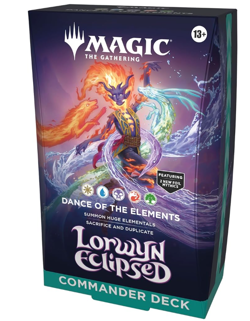Magic:the Gathering Lorwyn Eclipsed Commander Deck Dance of The Elements US Ship - Image 1