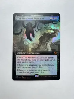 The Meathook Massacre Extended Art Foil Innistrad Mythic Black MTG [348] - Image 1
