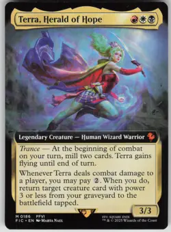 MTG TCG Terra, Herald of Hope (Extended Art) M Commander: FINAL FANTASY 186 - Image 1