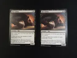 2x Rat Colony NM [Dominaria] Mtg Magic Free Tracking! - Image 1