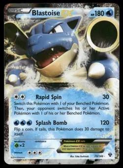 Blastoise EX 29/146 Holo EX Rare XY Pokemon Lightly Played - Image 1