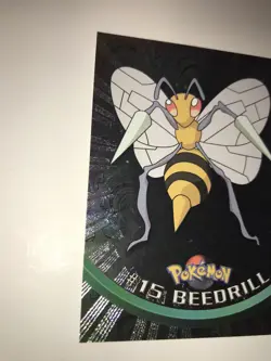 Topps Pokemon - #15 Beedrill Texture Foil 2000's TV/Animation Series - Image 4