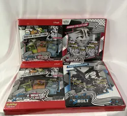 Pokemon Black Bolt and White Flare Binder + Poster Collection Sam's Club Bundles - Image 1