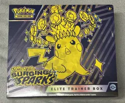 POKEMON TCG SCARLET VIOLET SURGING SPARKS ETB ELITE TRAINER BOX FACTORY SEALED - Image 1