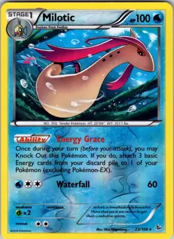 Milotic 23/106 XY - Flashfire Pokemon TCG NM Reverse Holo - Image 1