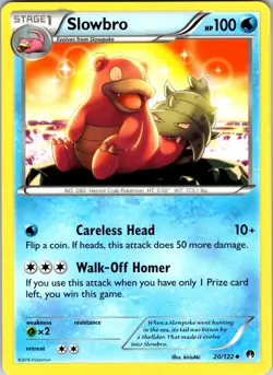 Slowbro 20/122 XY - BREAKpoint Pokemon NM Normal - Image 1