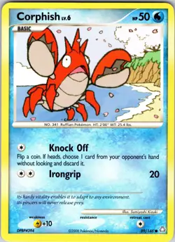 Corphish 89/146 Legends Awakened Pokemon NM Normal - Image 1