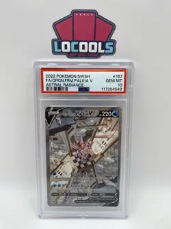 2022 POKEMON SWSH ASTRAL RADIANCE #167 FULL ART/ORIGIN FORME PALKIA V PSA 10 - Image 1