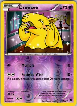 Drowzee 50/122 XY - BREAKpoint Pokemon TCG LP-NM - Image 1
