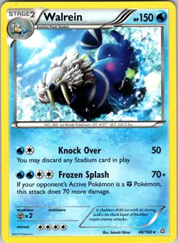 Walrein 48/160 XY - Primal Clash Pokemon TCG NM - Image 1