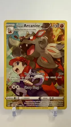Hisuian Arcanine TG08/TG30 Lost Origin Trainer Gallery Pokemon TCG NM - Image 1