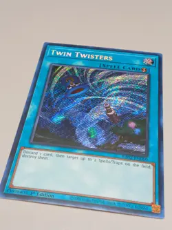 Yugioh Twin Twisters RA02-EN060 Secret Rare 1st Ed NM - Image 1