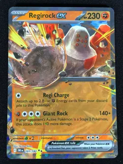 Pokemon Regirock EX 101/182 Ultra Rare Holo (NM) - Image 1
