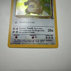 KANGASKHAN 1999 POKEMON ORIGINAL JUNGLE RARE HOLO 5/64 - Image 3