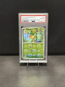 PSA 10 Pansage Master Ball #004 2025 Pokemon Blk En-Black Bolt GEM MT - Image 1