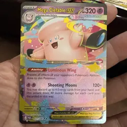 Pokemon 2026 Perfect Order Mega Clefable EX#031/088 Double Rare NM - Image 1