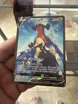 Pokemon TCG Garchomp V TG23/TG30 Swsh10: Astral Radiance Trainer Gallery Holo - Image 1