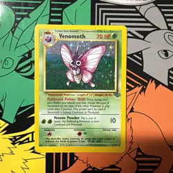 Pokemon TCG Venomoth Jungle 13/64 Holo Unlimited Holo Rare - Image 1