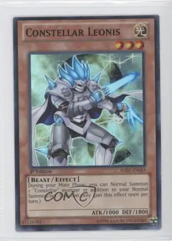 Constellar Leonis 1st Ed. YuGiOh Hidden Arsenal 7: Knight of Stars #HA07-EN043 - Image 1