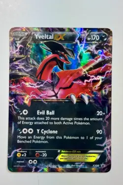 Pokemon Yveltal EX Promo Holo 170HP XY XY08 *LP* - Image 1