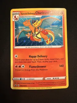 Special Delivery Charizard SWSH075 Black Star Promo Pokemon TCG NM+ - Image 1