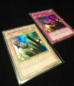 Solemn Judgment MRD Faded Yugioh Misprint Faded Heavy - Image 2
