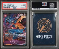 2026 ONE PIECE PROMOS ILLUSTRATION BOX VOL.6 #093 TRAFALGAR LAW PSA 10 - Image 3