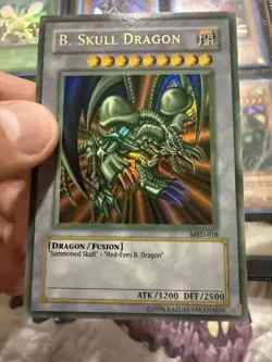 Yugioh MISPRINT ERROR FADED B. Skull Dragon MRD-018 - Image 1